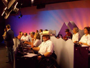 Members volunteering for PBS Pledge Drive